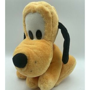 Pluto Dog Plush Stuffed Animal Disneyland Disney Parks 10" Pet Stuffie Lovey Dog
